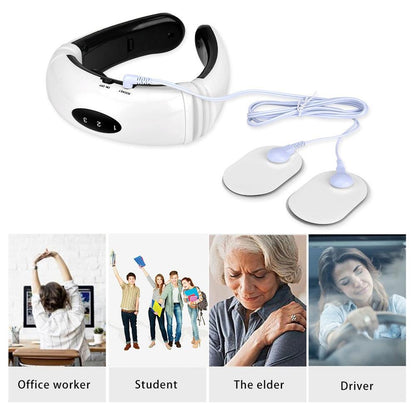 Electric Neck Massager – Magnetic Pulse Therapy